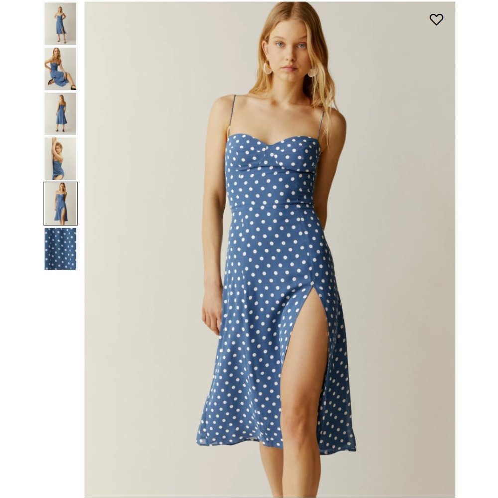 Reformation Juliette Dress - Lazuli